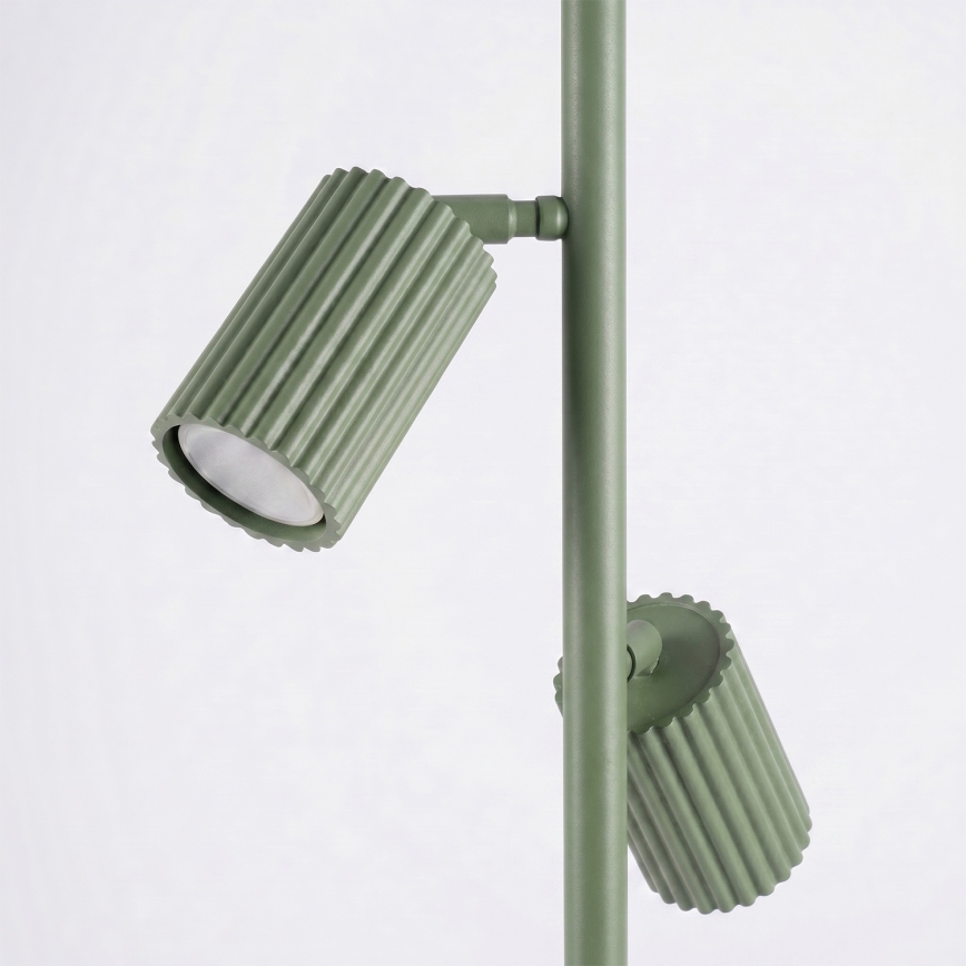 Lampada a piantana KARBON 3xGU10/10W/230V verde