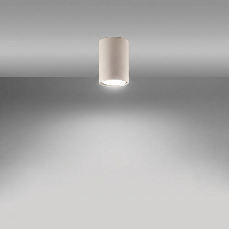 Faretto LAGOS 1xGU10/10W/230V 10 cm colore crema