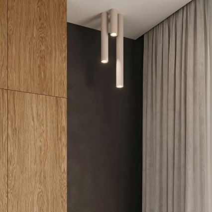 Faretto LAGOS 1xGU10/10W/230V, 20 cm, crema