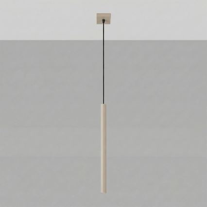 Lampada a sospensione su cavo PASTELO 1xG9/8W/230V tortora