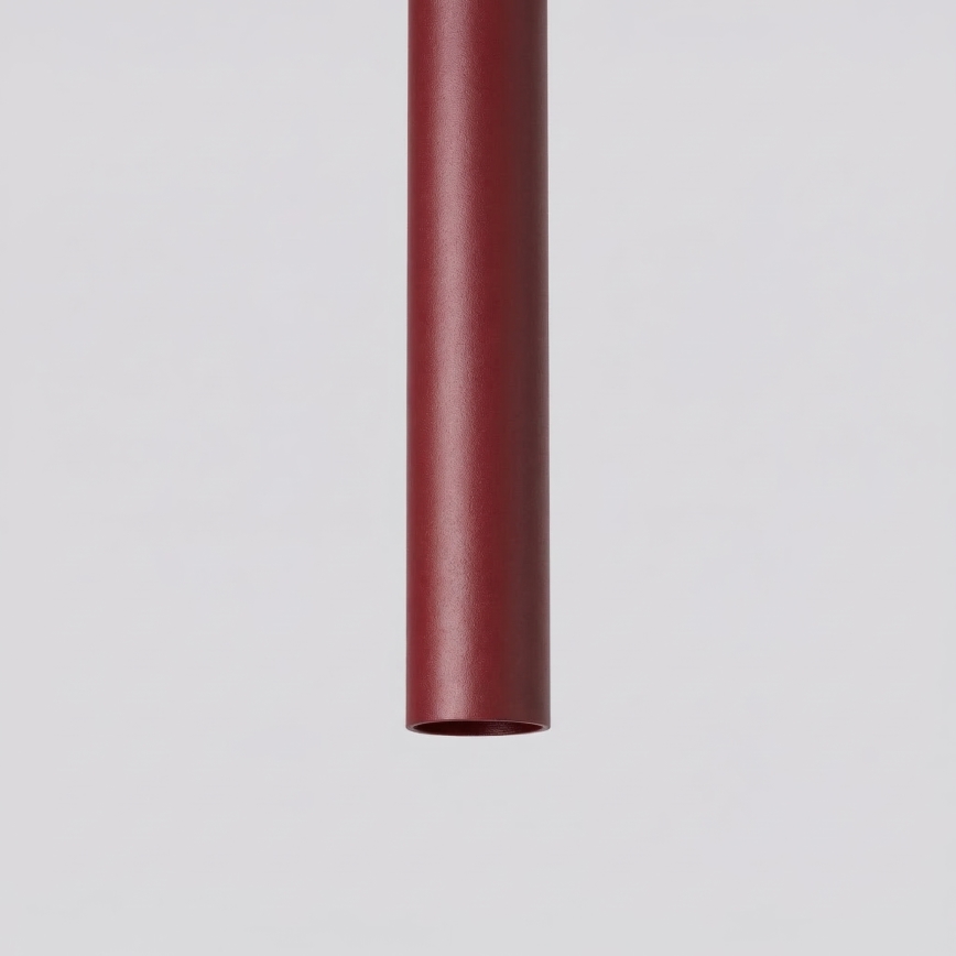 Lampada a sospensione su cavo PASTELO 1xG9/8W/230V rossa