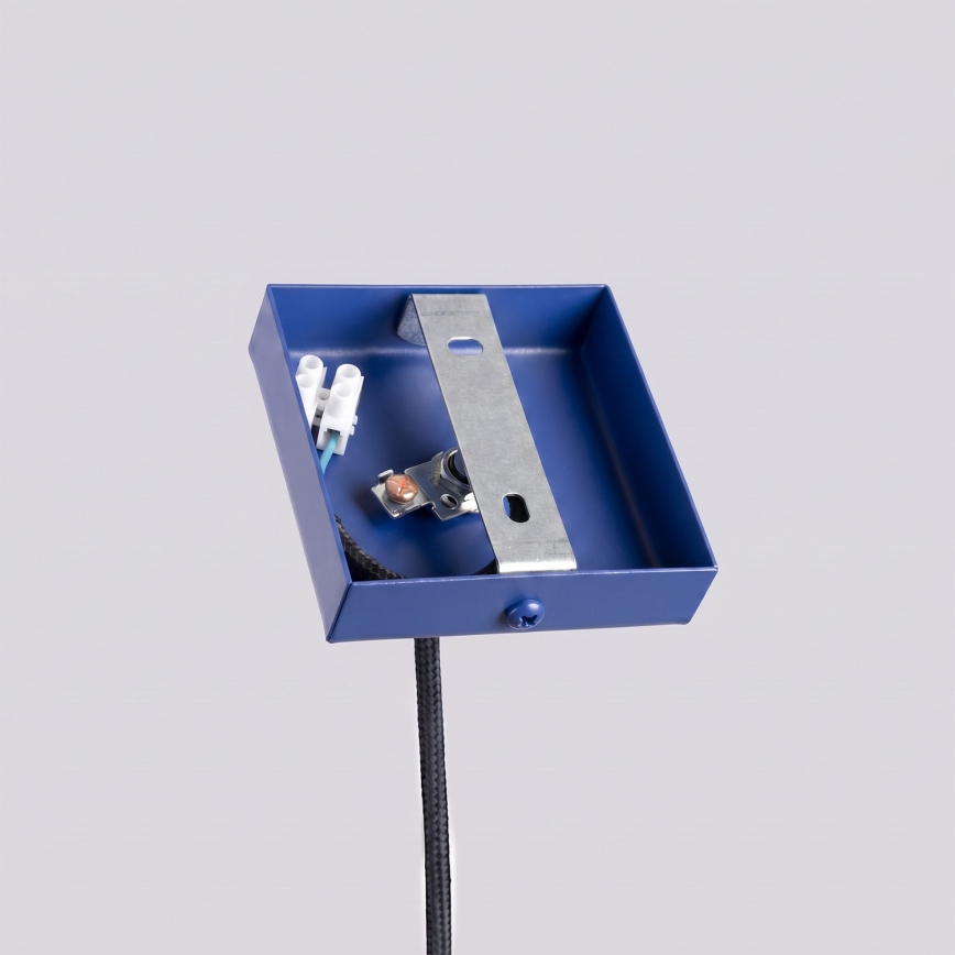 Lampadario a sospensione su cavo PASTELO 1xG9/8W/230V blu