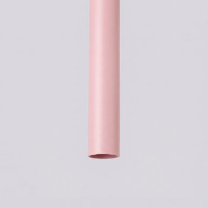 Lampadario a sospensione con cavo PASTELO 1xG9/8W/230V rosa