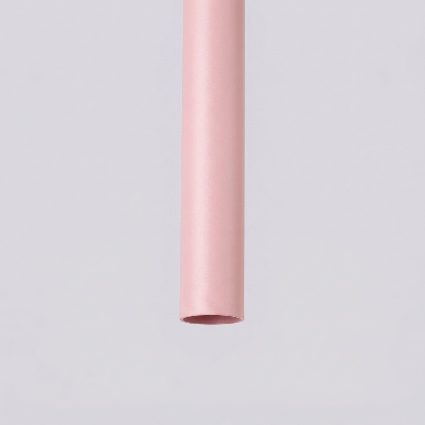 Lampadario a sospensione con cavo PASTELO 1xG9/8W/230V rosa