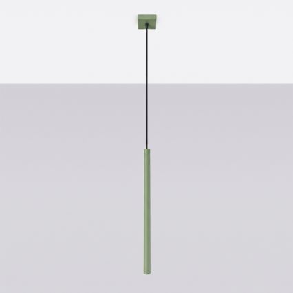 Lampada a sospensione con cavo PASTELO 1xG9/8W/230V verde