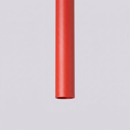 Lampada a sospensione con cavo PASTELO 1xG9/8W/230V rossa