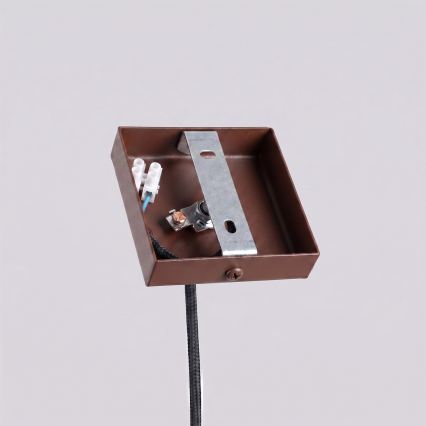 Lampada a sospensione su cavo PASTELO 1xG9/8W/230V marrone