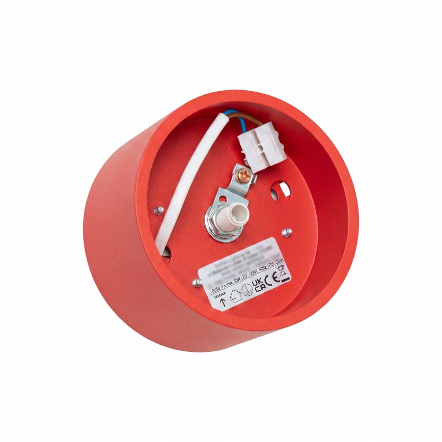 Faretto orientabile MODO 1xGX53/10W/230V rosso
