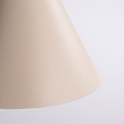 Lampadario sospeso con cavo NOX 1xE27/15W/230V, colore crema