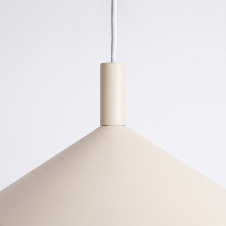 Lampadario a sospensione con cavo NOX 1xE27/15W/230V crema