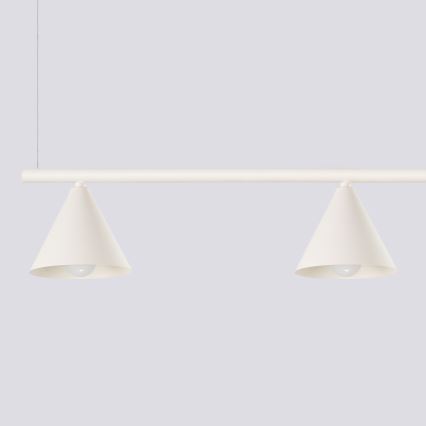 Lampadario a cavo NOX 4xE14/10W/230V crema