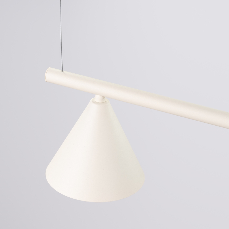 Lampadario a cavo NOX 4xE14/10W/230V crema