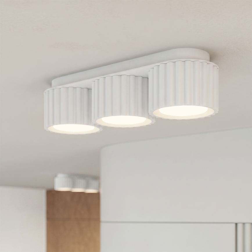 Faretto AURA 3xGX53/10W/230V bianco