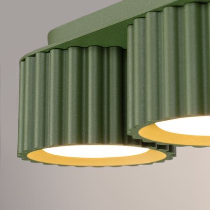 Faretto AURA 3xGX53/10W/230V verde