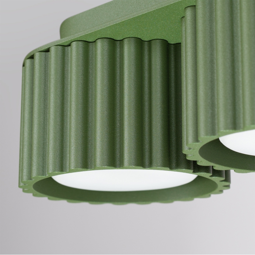 Faretto AURA 3xGX53/10W/230V verde