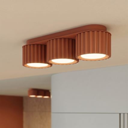 Faretto AURA 3xGX53/10W/230V arancione