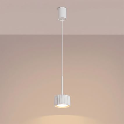 Lampadario a cavo AURA 1xGX53/10W/230V bianco