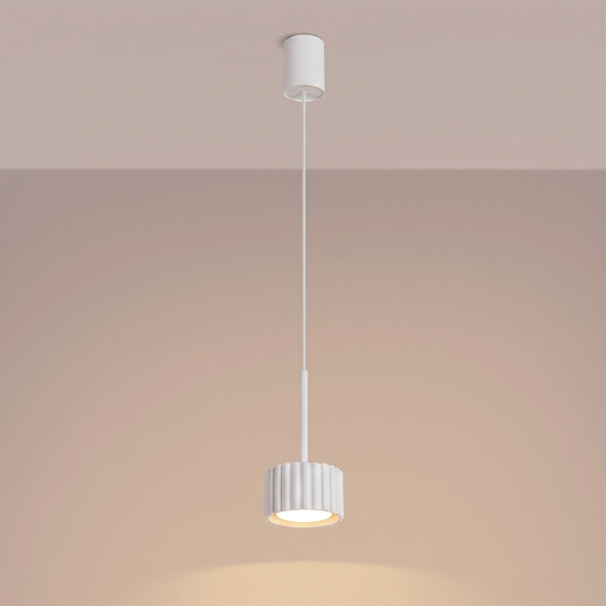 Lampadario a cavo AURA 1xGX53/10W/230V bianco