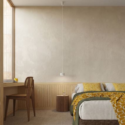 Lampadario a cavo AURA 1xGX53/10W/230V bianco