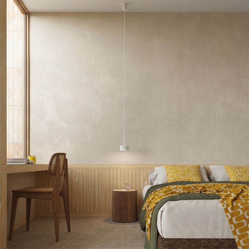 Lampadario a cavo AURA 1xGX53/10W/230V bianco