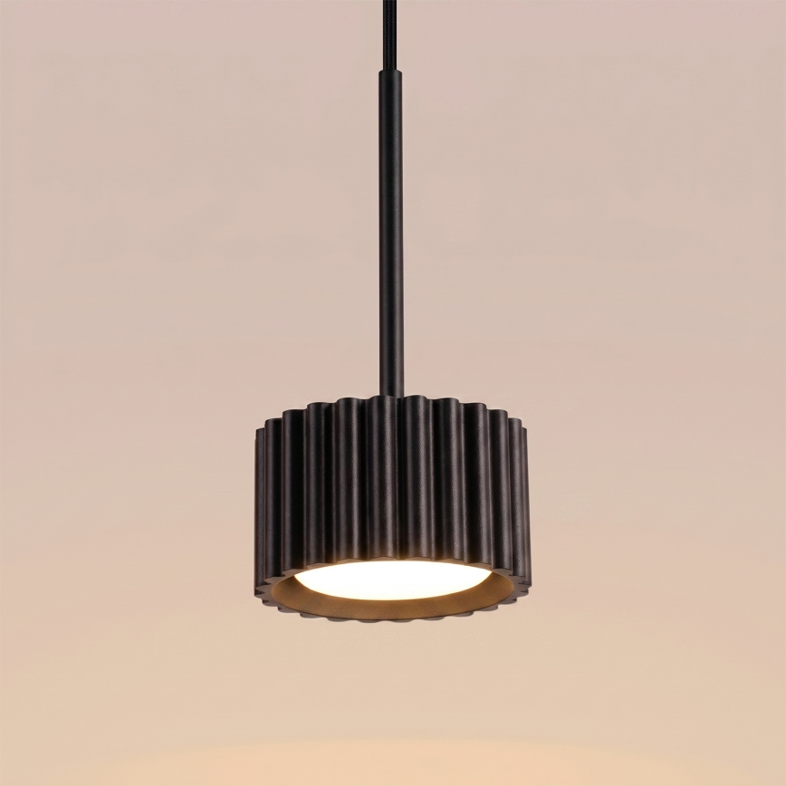 Lampadario a sospensione AURA 1xGX53/10W/230V nero