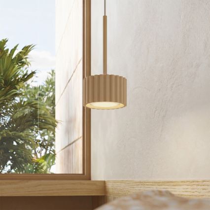 Lampada a sospensione su cavo AURA 1xGX53/10W/230V crema