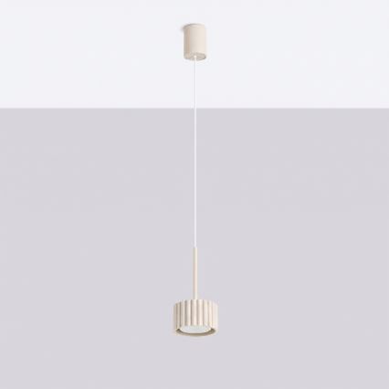 Lampada a sospensione su cavo AURA 1xGX53/10W/230V crema