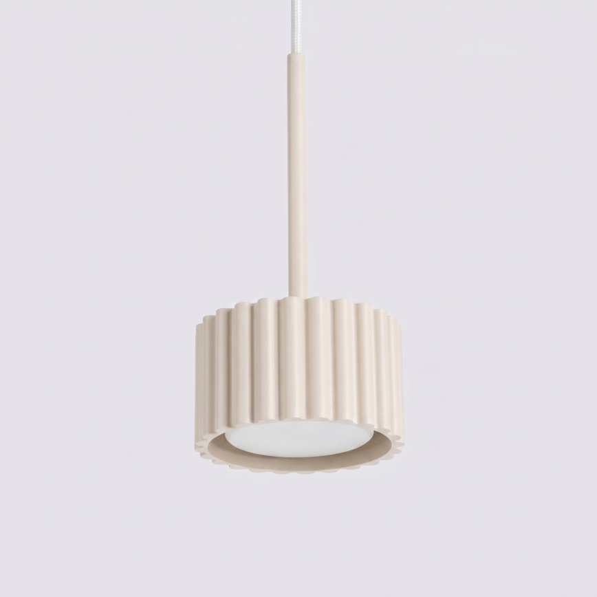 Lampada a sospensione su cavo AURA 1xGX53/10W/230V crema