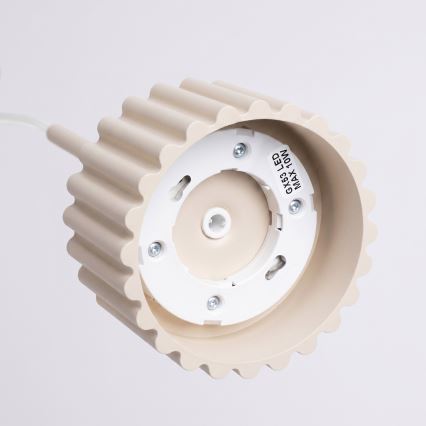 Lampada a sospensione su cavo AURA 1xGX53/10W/230V crema