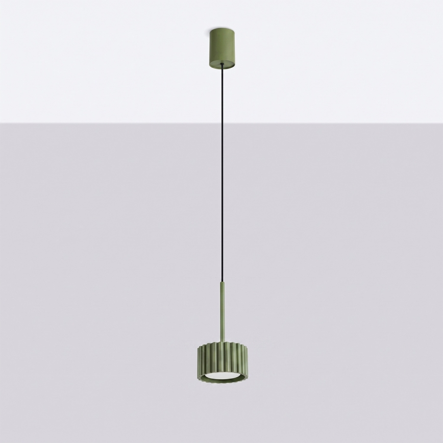Lampada a sospensione con cavo AURA 1xGX53/10W/230V verde