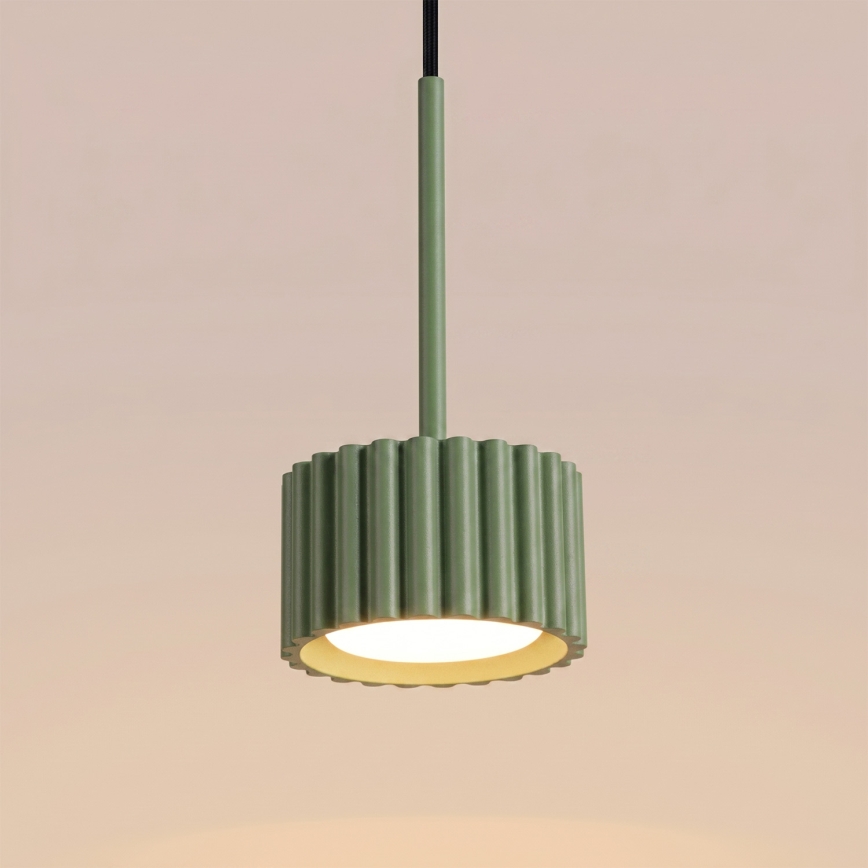 Lampada a sospensione con cavo AURA 1xGX53/10W/230V verde