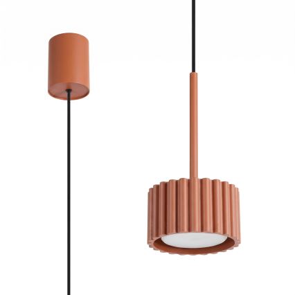 Lampada a sospensione con cavo AURA 1xGX53/10W/230V rossa