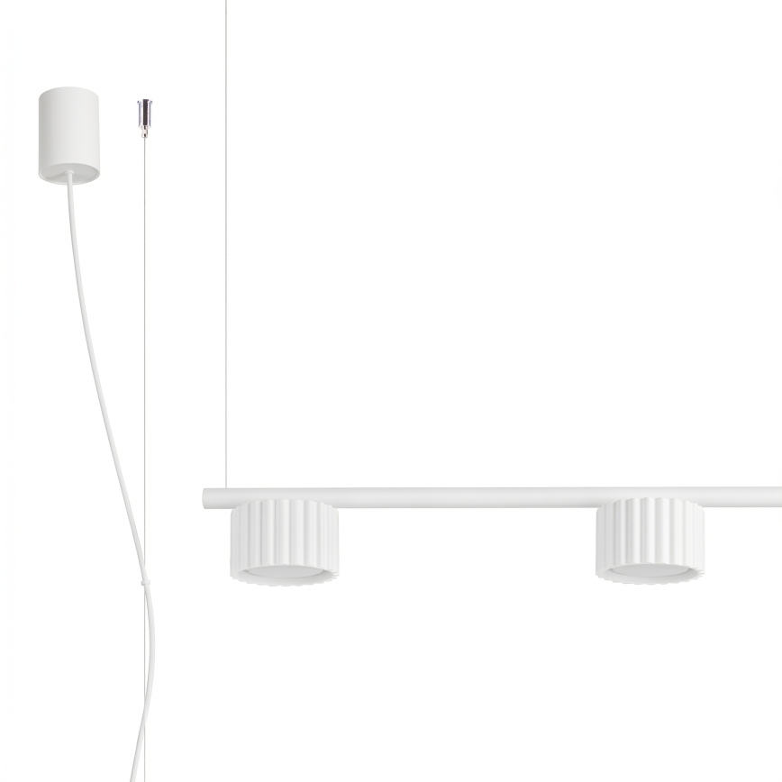 Lampadario a cavo AURA 4xGX53/10W/230V bianco