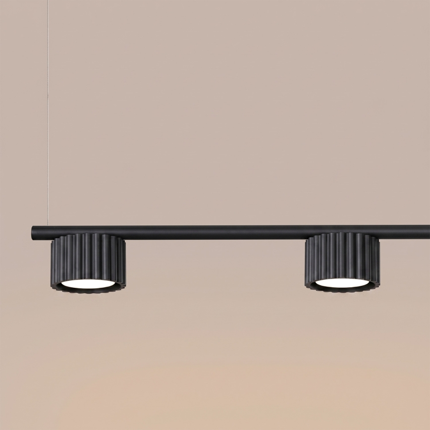 Lampadario a sospensione AURA 4xGX53/10W/230V nero