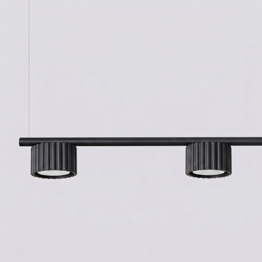 Lampadario a sospensione AURA 4xGX53/10W/230V nero