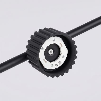 Lampadario a sospensione AURA 4xGX53/10W/230V nero