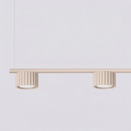 Lampadario a sospensione con cavo AURA 4xGX53/10W/230V crema
