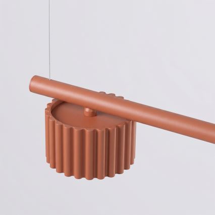 Lampada a sospensione con cavo AURA 4xGX53/10W/230V rossa