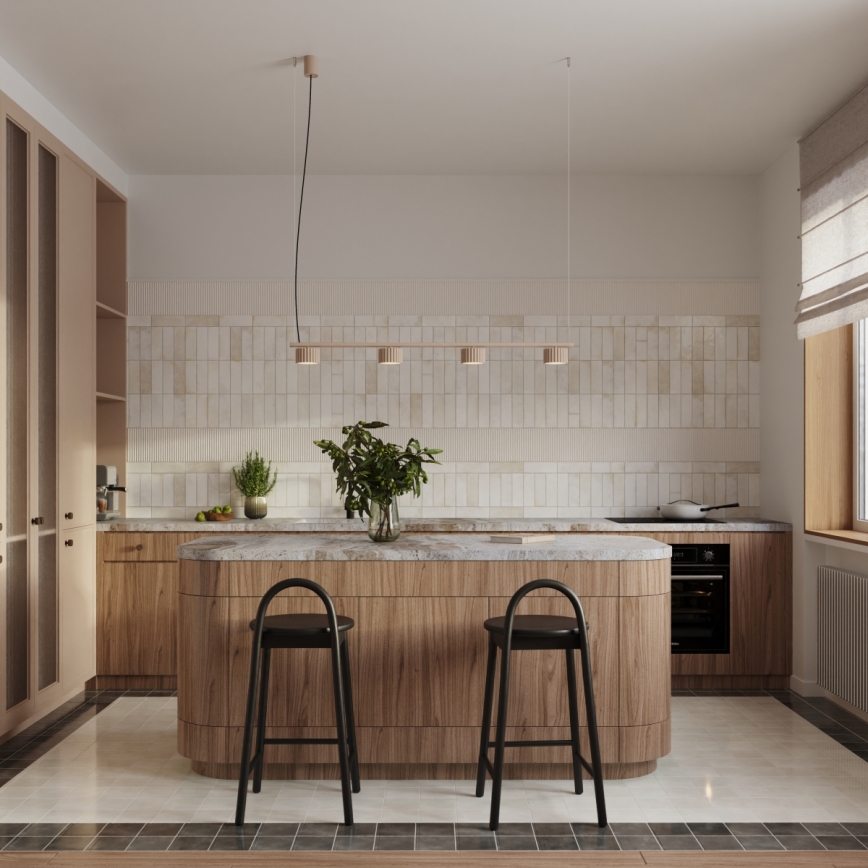 Lampadario a cavo AURA 4xGX53/10W/230V taupe