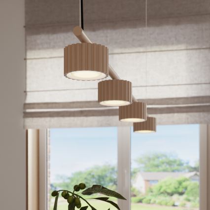Lampadario a cavo AURA 4xGX53/10W/230V taupe