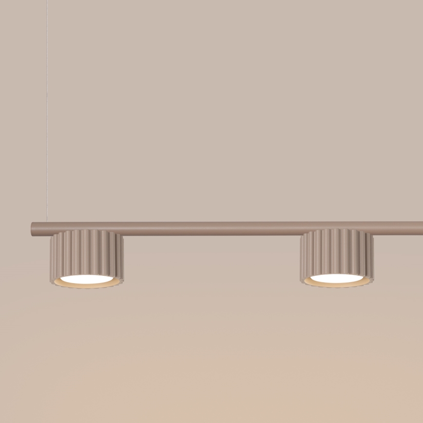 Lampadario a cavo AURA 4xGX53/10W/230V taupe