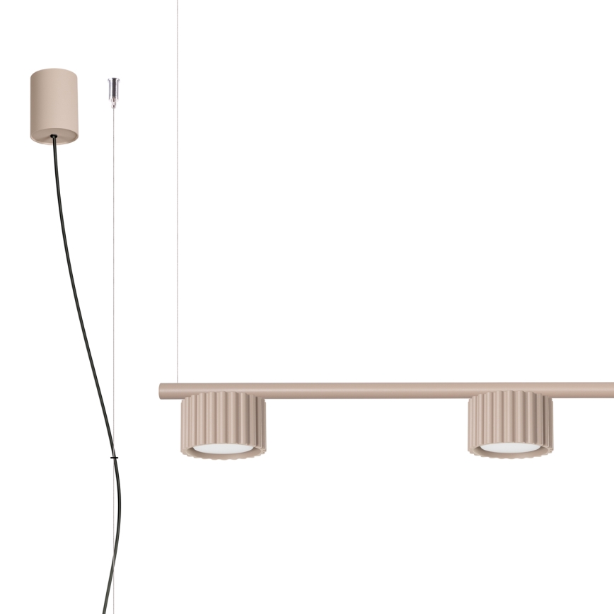 Lampadario a cavo AURA 4xGX53/10W/230V taupe