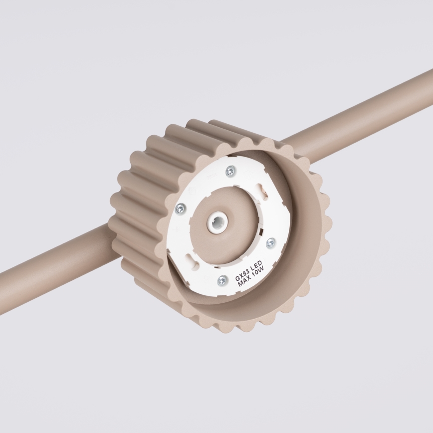 Lampadario a cavo AURA 4xGX53/10W/230V taupe