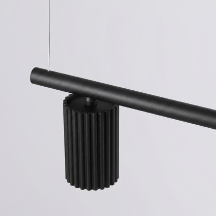 Lampada a sospensione su cavo KARBON 4xGU10/10W/230V nero