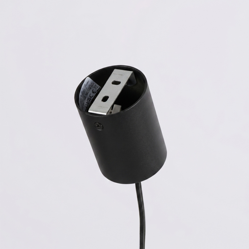 Lampada a sospensione su cavo KARBON 4xGU10/10W/230V nero