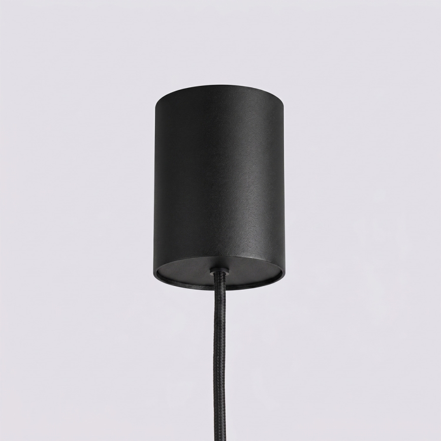 Lampada a sospensione su cavo KARBON 4xGU10/10W/230V nero