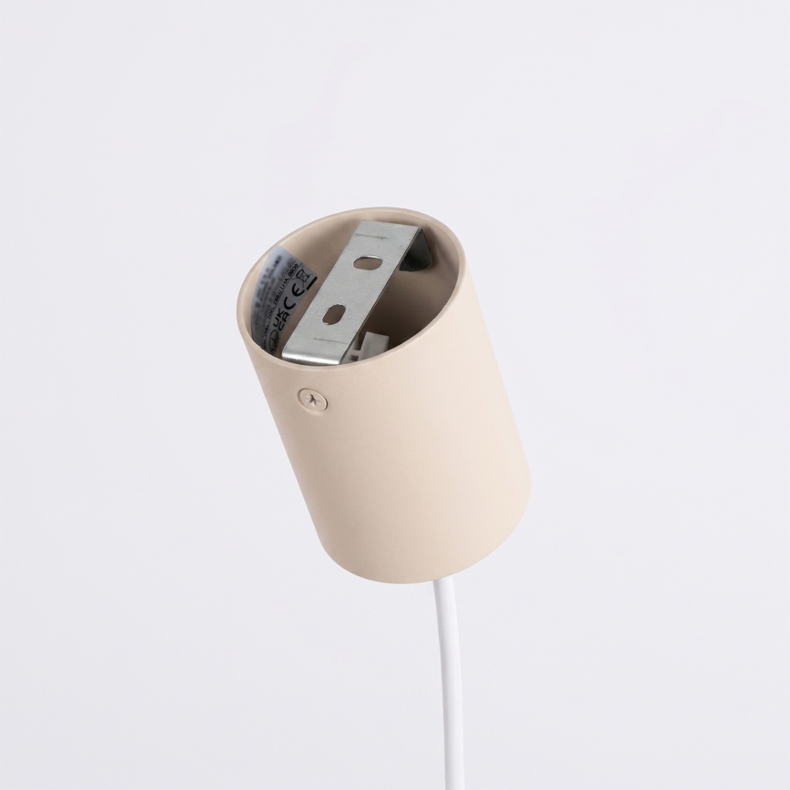 Lampadario sospeso a cavo KARBON 4xGU10/10W/230V colore crema