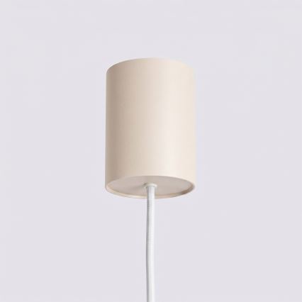 Lampadario sospeso a cavo KARBON 4xGU10/10W/230V colore crema