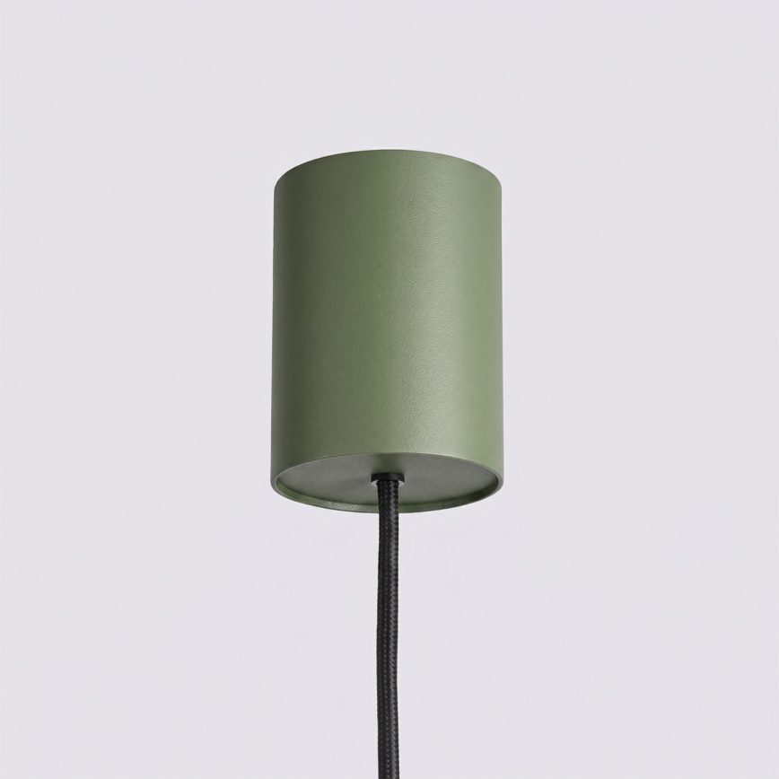Lampada a sospensione con cavo KARBON 4xGU10/10W/230V verde