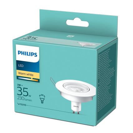 Sorgente spot LED Philips GU10/3W/230V 2700K